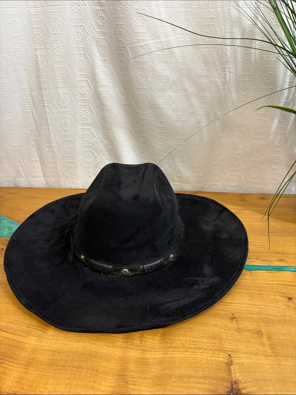 The Old Beristain suede black COWBOY HAT
